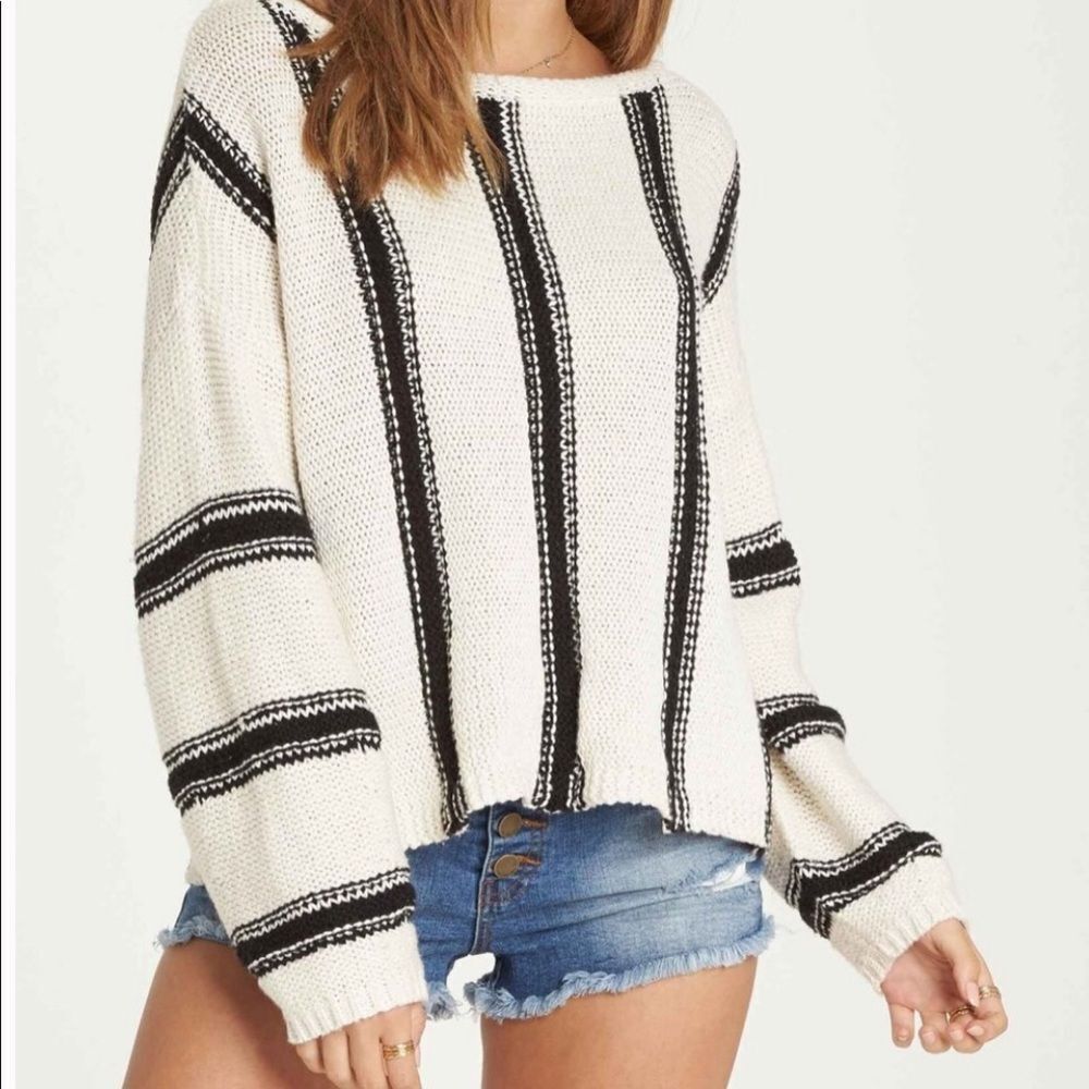 Striped Black and White Sweater